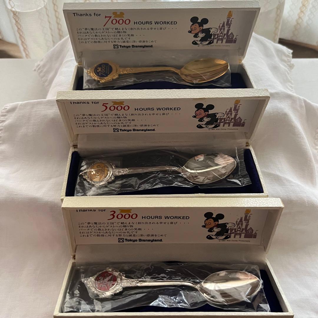 東京ディズニーランド キャスト 勤続記念スプーン 箱付き 非売品