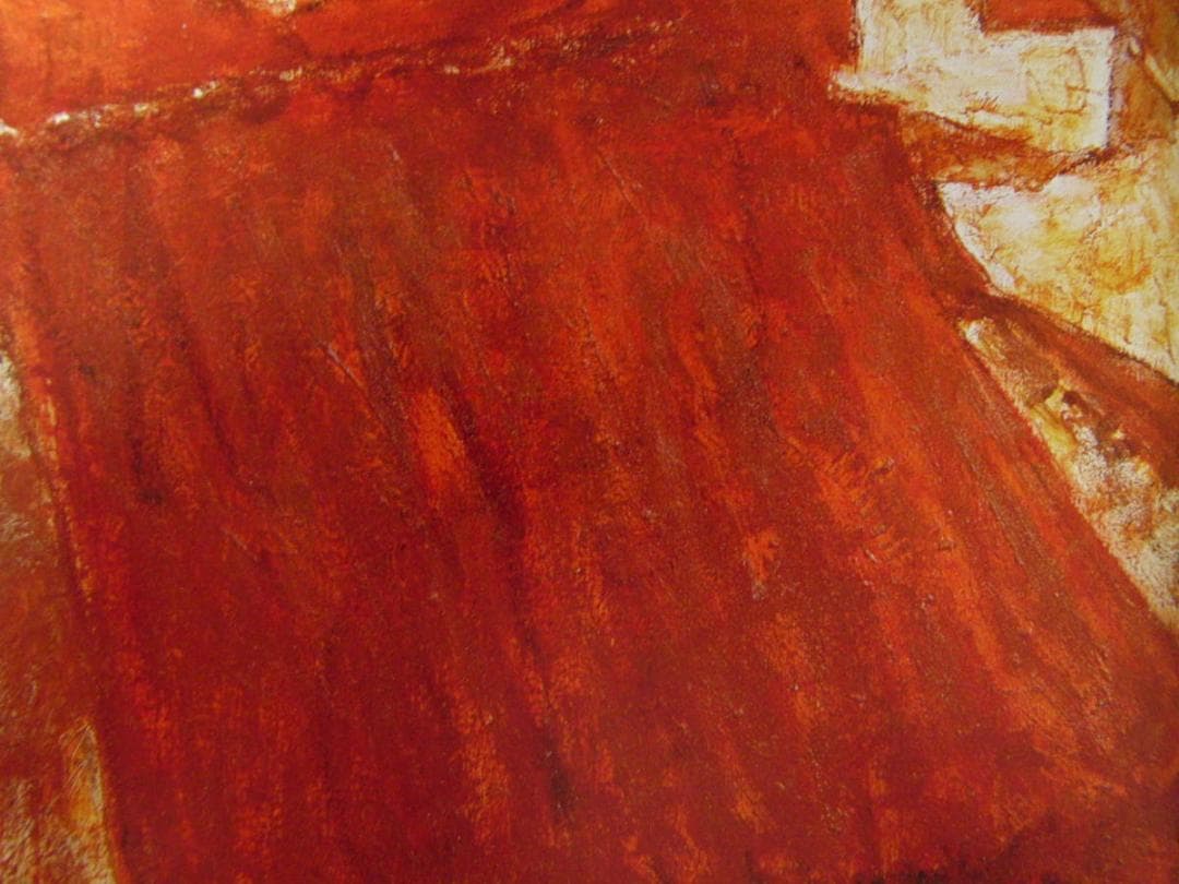 三岸節子、「丘の上（アンダルシア）」、厳選、希少画集・額装画