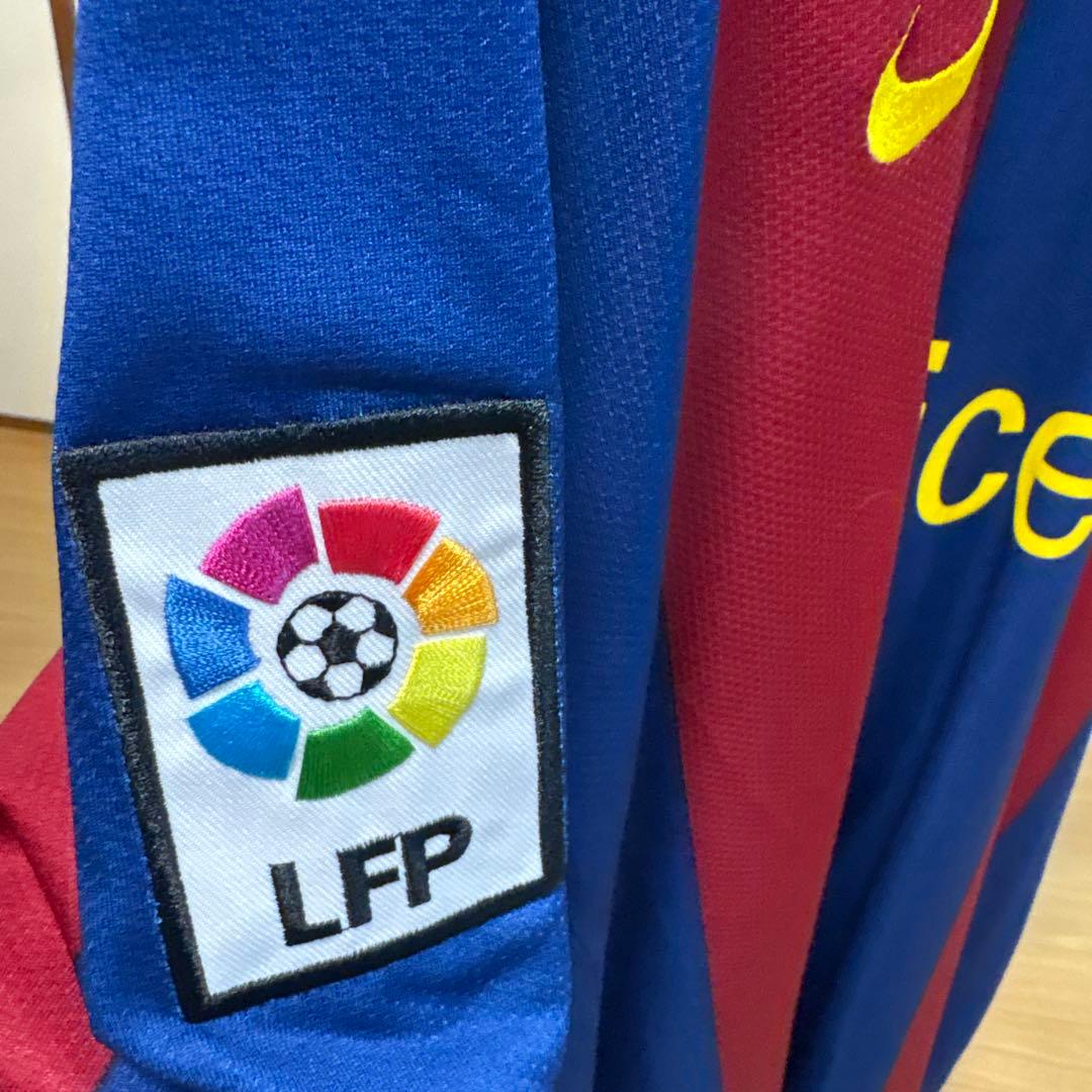 サッカー　ユニフォーム　FCバルセロナ 07-08 リーガ仕様　タグ付