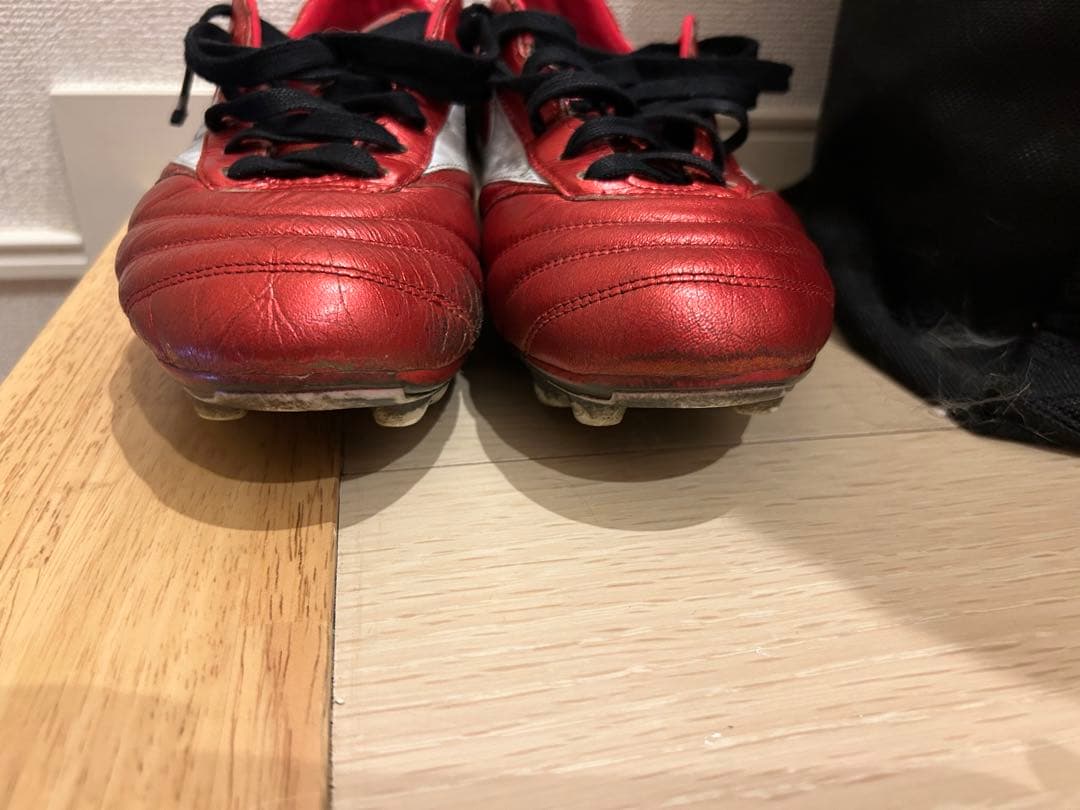 Mizuno モレリアIIジャパン 【限定色】レッド スパイク25.5cm