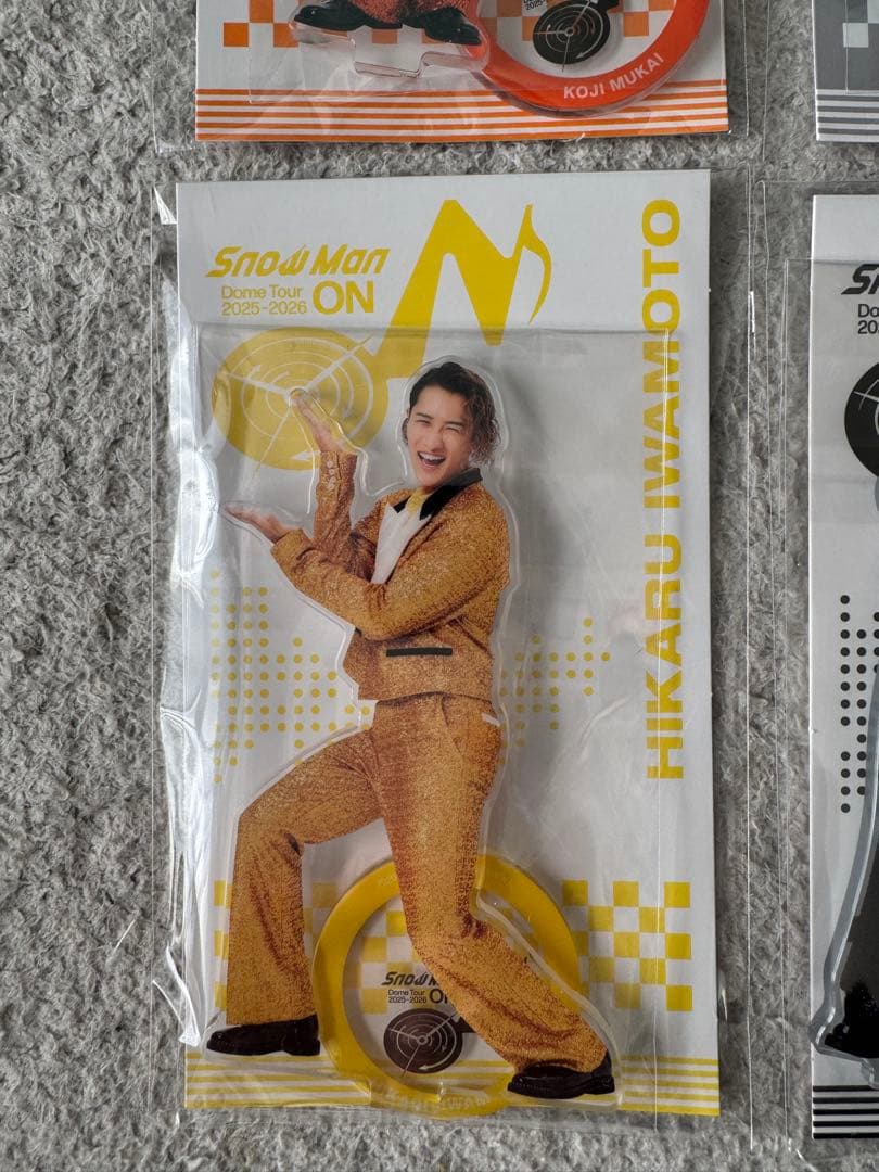 【新品未開封】 man on アクスタ 全員分9枚