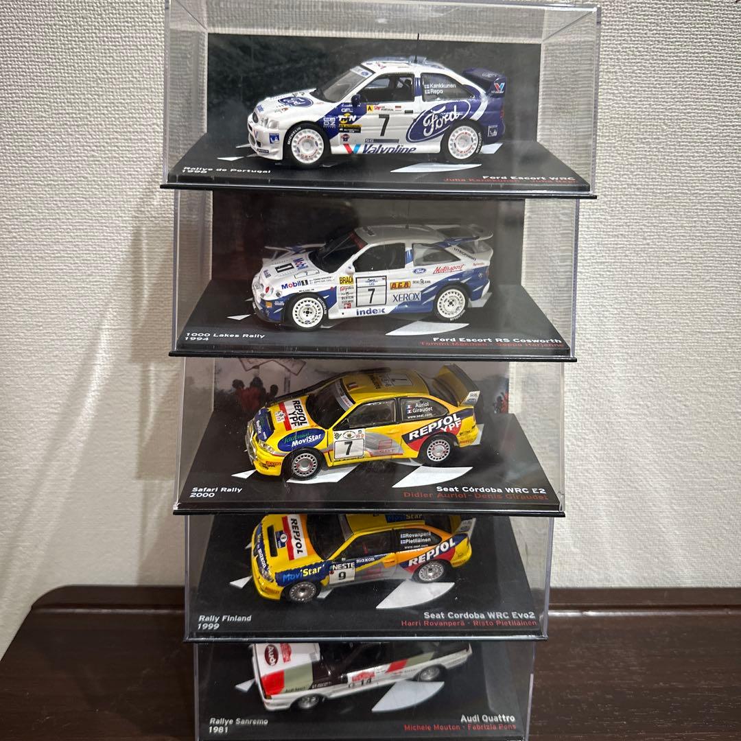 ラリーカーコレクション5台セット1/43