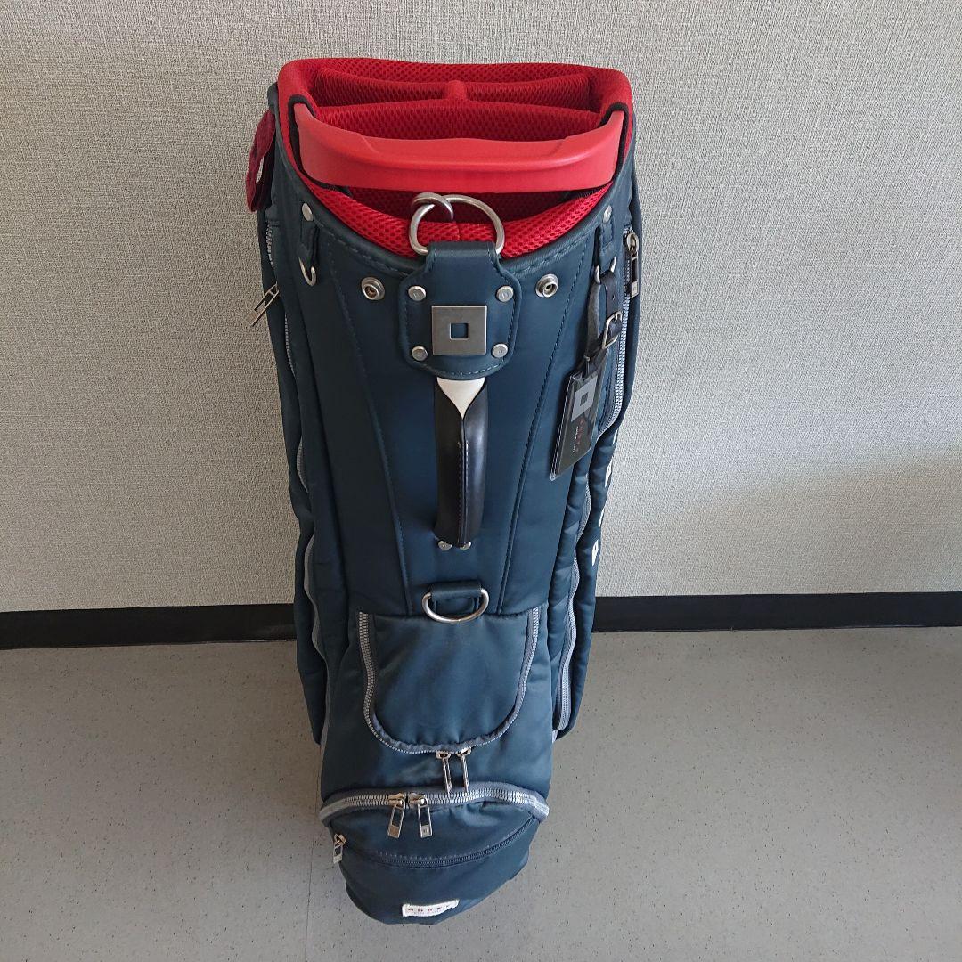 短足ダックスさん専用【美品】ONOFF キャディバッグ ネイビー/レッド 9.0