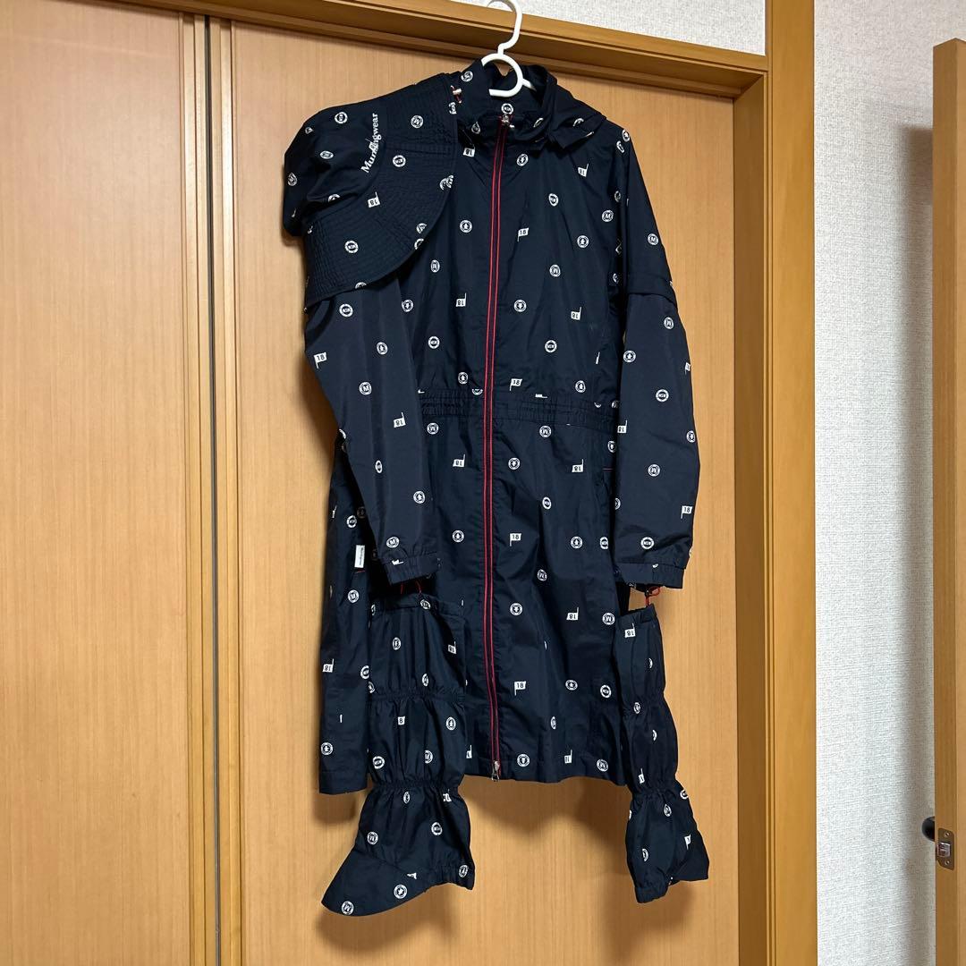 美品★マンジングゴルフレインワンピース3点セットサイズLL