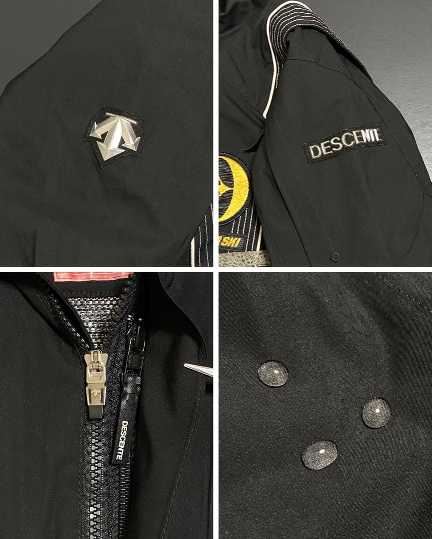 美品 DESCENTE OGASAKAスキージャケット 高機能 ストレッチ S