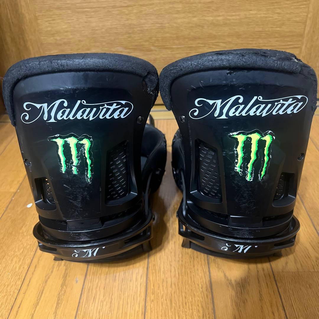 Malavita スノーボードビンディング ブラック　M