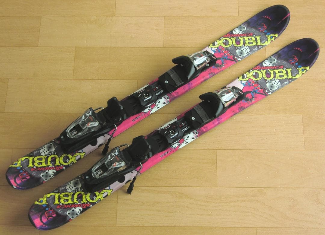 ■■送料無料■ノルディカ■DOUBLE■ショートスキー■99cm■メンテ付■■