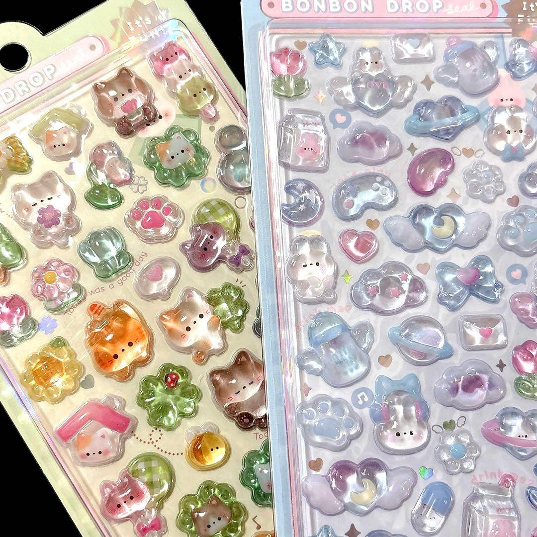 正規品♥ボンボンドロップシール♥7種セット·͜·❤︎‬