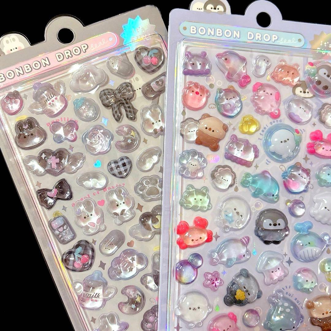正規品♥ボンボンドロップシール♥7種セット·͜·❤︎‬