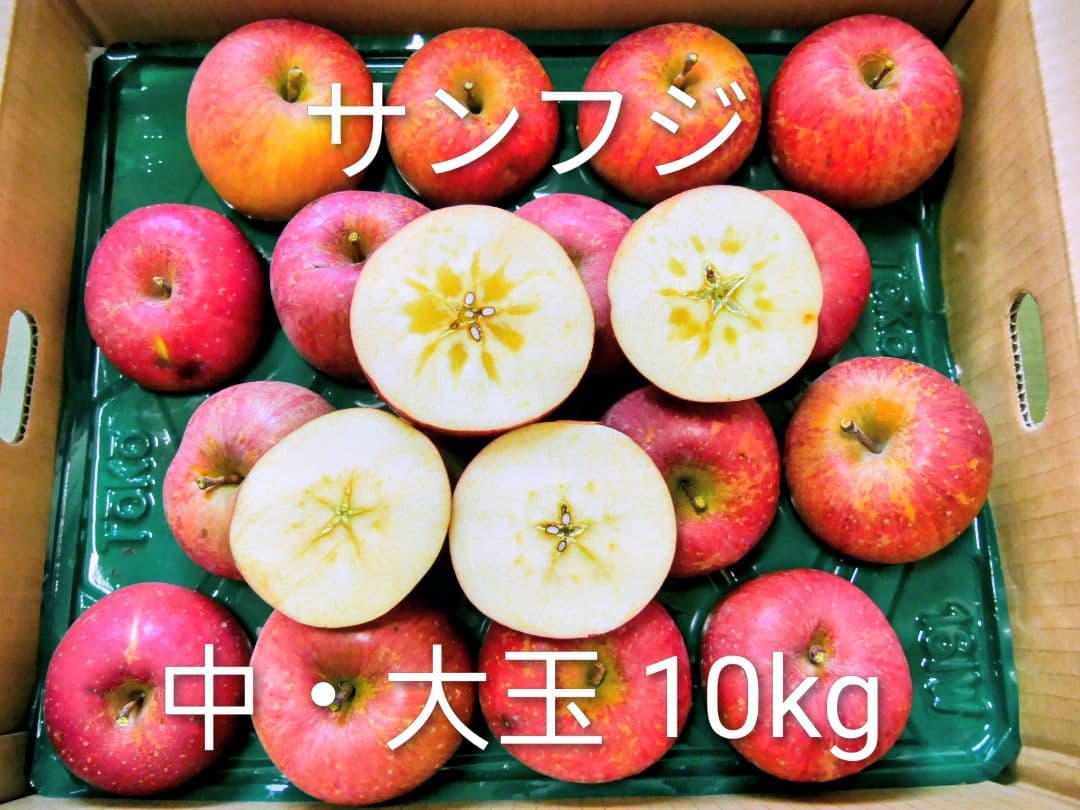 ちゃんこ岩手県産 ご家庭用2箱20kg 完熟サンふじ大玉・中玉