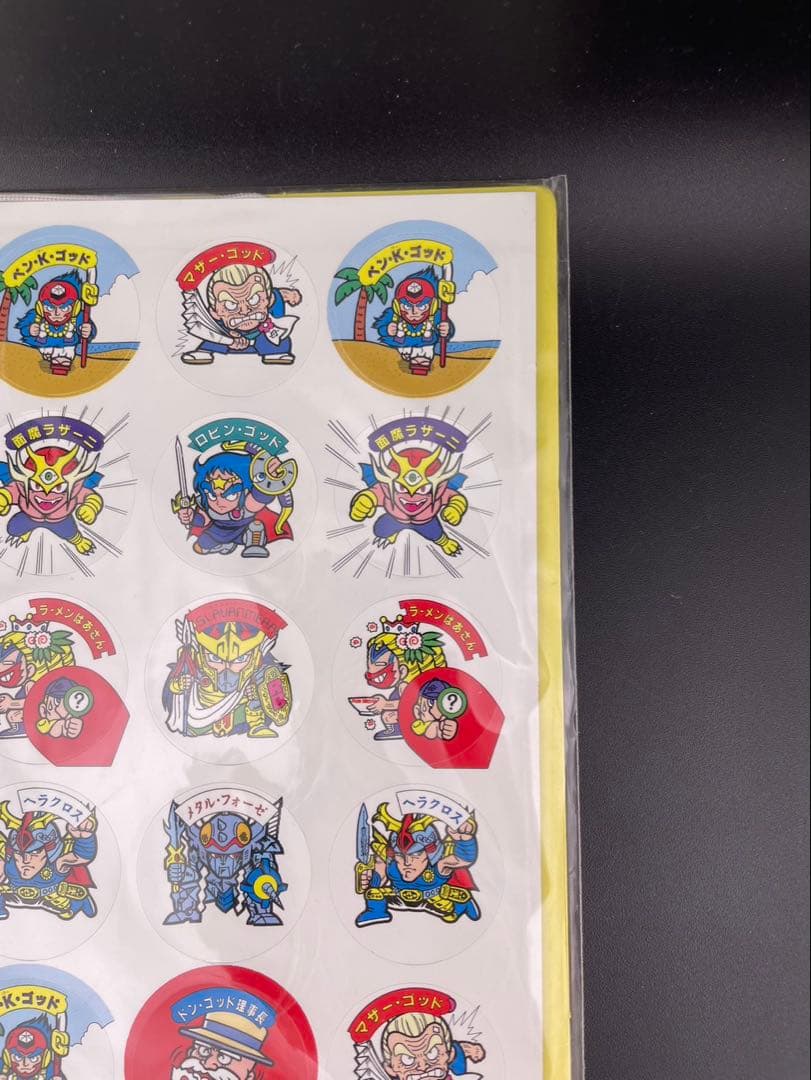 【未開封品】ビックリマン　レスラー軍団マグネットワッペン　当時物