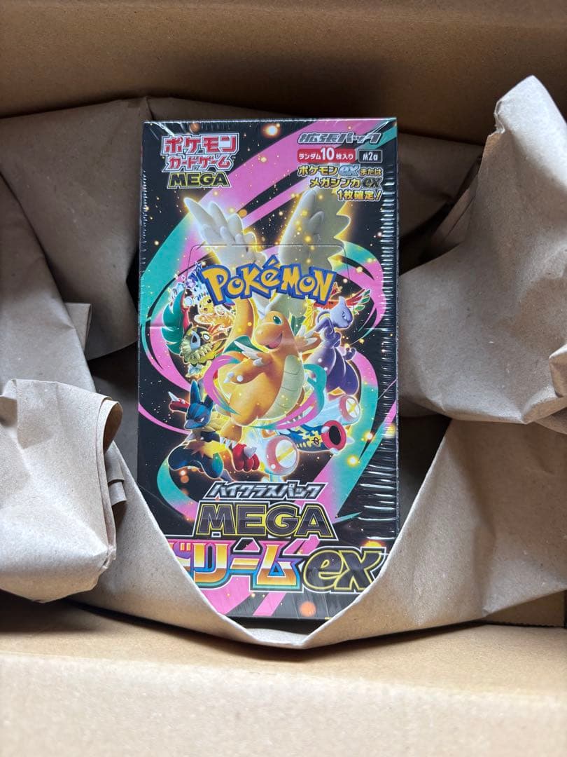 ポケモンカードゲーム MEGAドリームex シュリンク付き　BOX