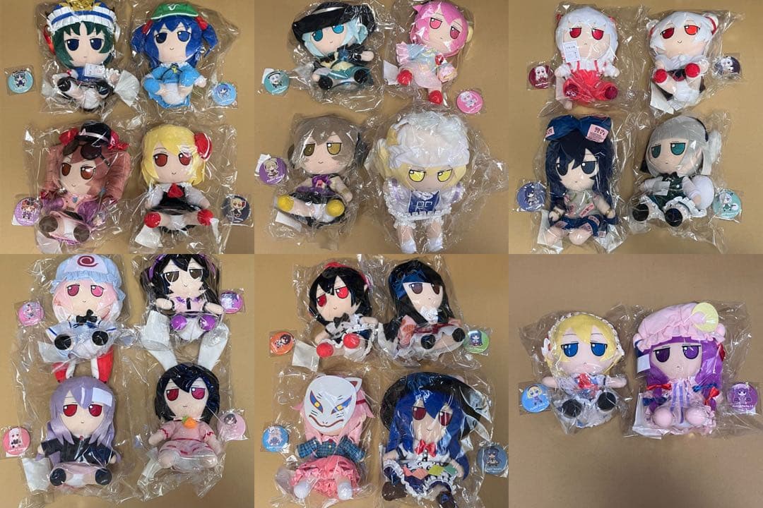 東方 Project ふもふも ぬいぐるみ 22体 大量 まとめ売り