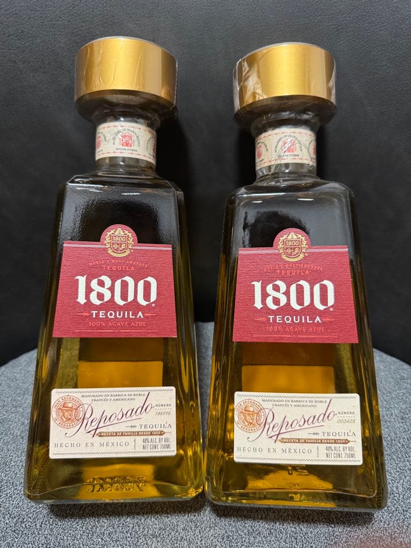 テキーラ1800 レポサド 2本セット 500円値下げしました