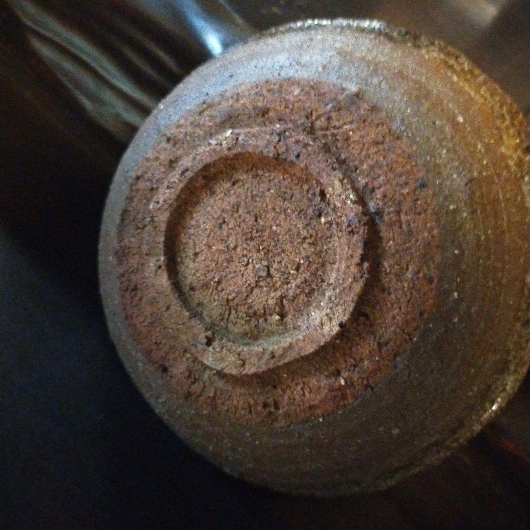 陶器 ボウル 大皿　菓子鉢　焦茶色