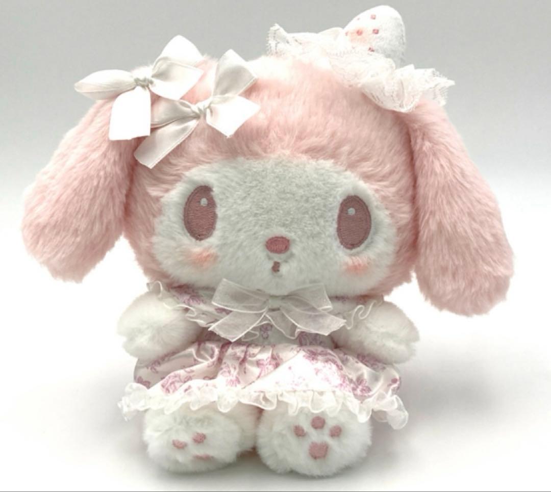 正規品☆マイメロディ白いちごのティータイム ぬいぐるみ パスケースセット
