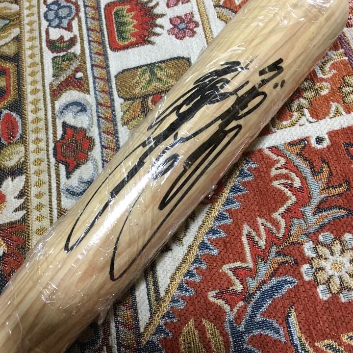 元阪神監督 和田豊 サインバット【美品】