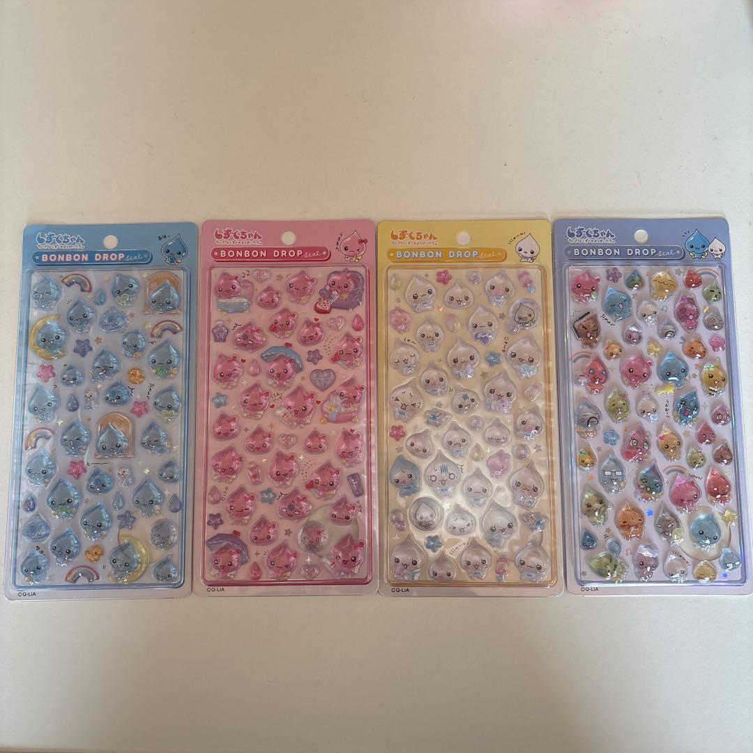 ボンボンドロップシール大　しずくちゃん　セット
