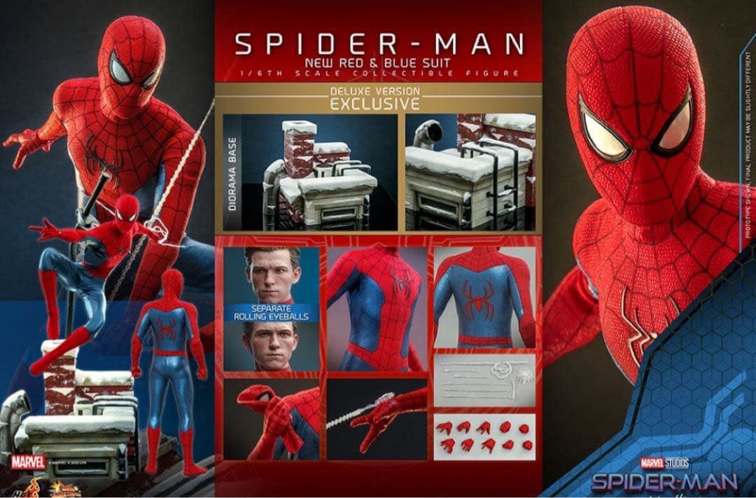 ホットトイズ スパイダーマン ニュー・レッド＆ブルースーツ DX版