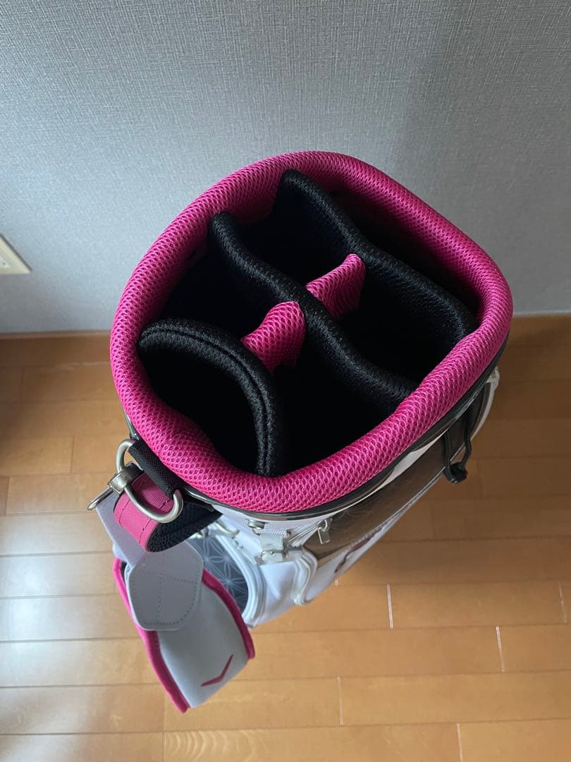 Callaway Solaire キャディバッグ ホワイト/ピンク