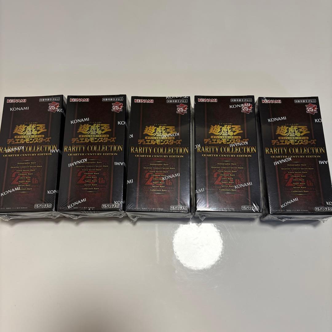 ［未開封シュリンク付]遊戯王OCG Rarity Collection 5BOX