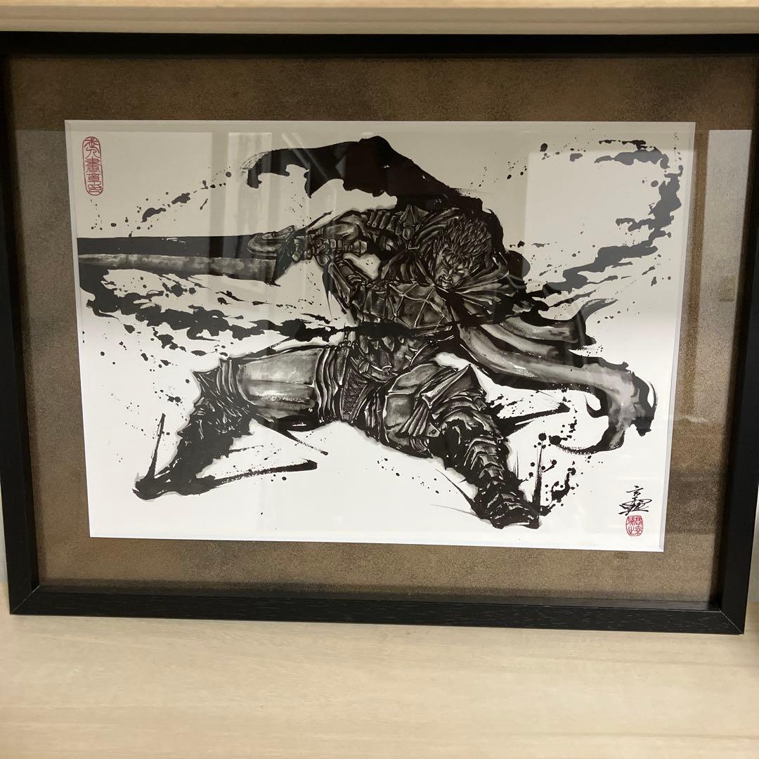 ベルセルク　こうじょう雅之　キャラファイン ガッツ 複製原画