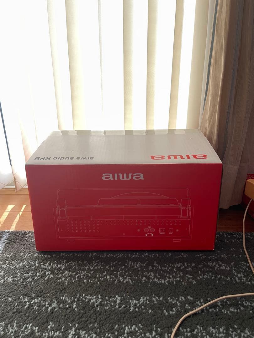 新品未使用　AIWA レコードプレーヤー Bluetooth対応