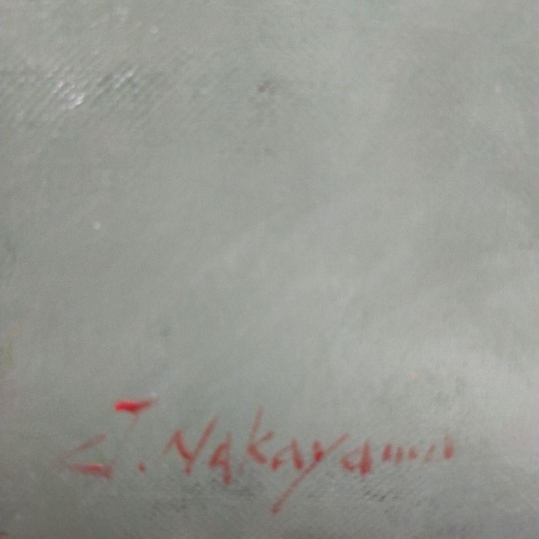 油絵　バラ　中山扇