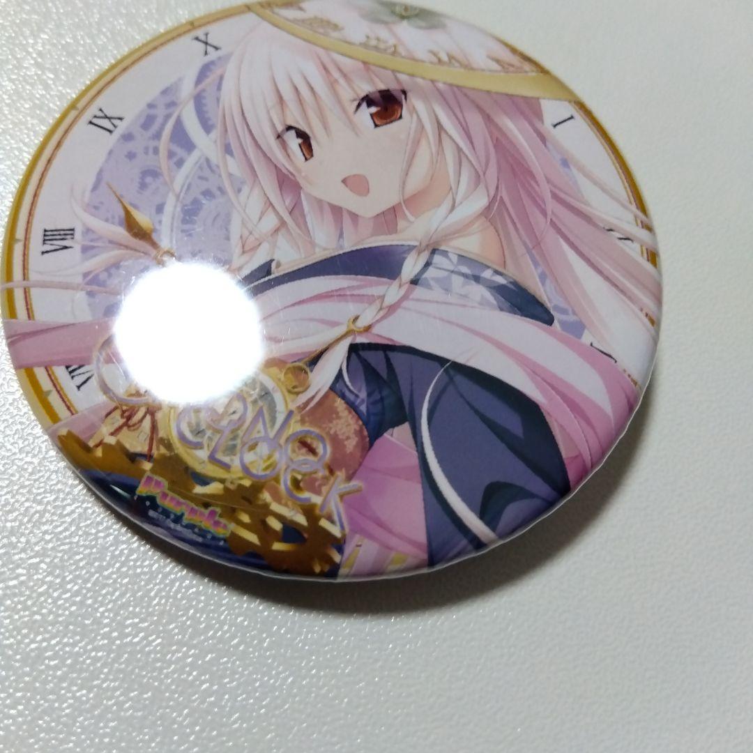 【クロノクロック】クロ 缶バッジ パープルソフトウェア