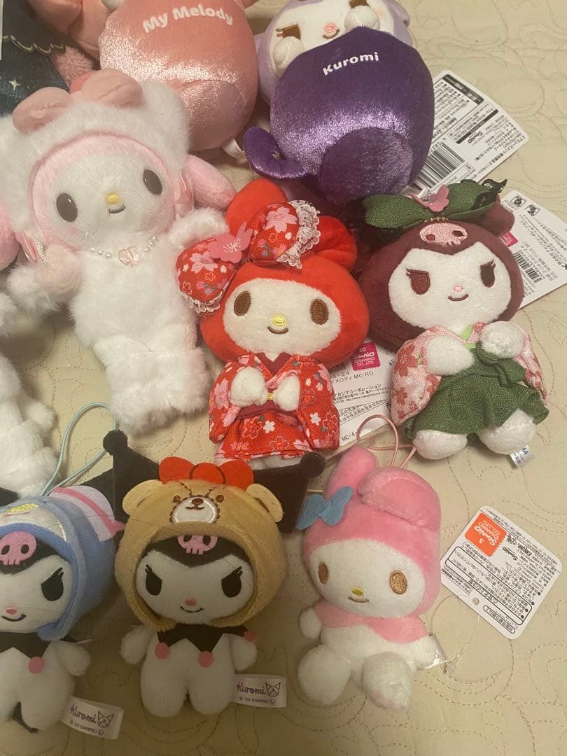 サンリオ　マイメロディ　クロミ　ぬいぐるみセット