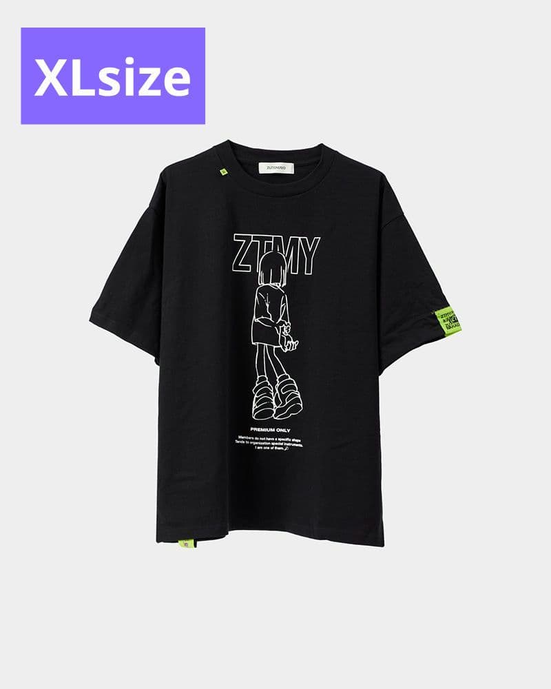 ずとまよ コズミックどろ団子ツアー ニラちゃんTシャツ ブラック XL