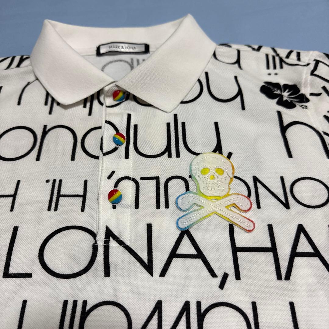 MARK & LONA ポロシャツ ホワイト　　サイズ46 新品未使用