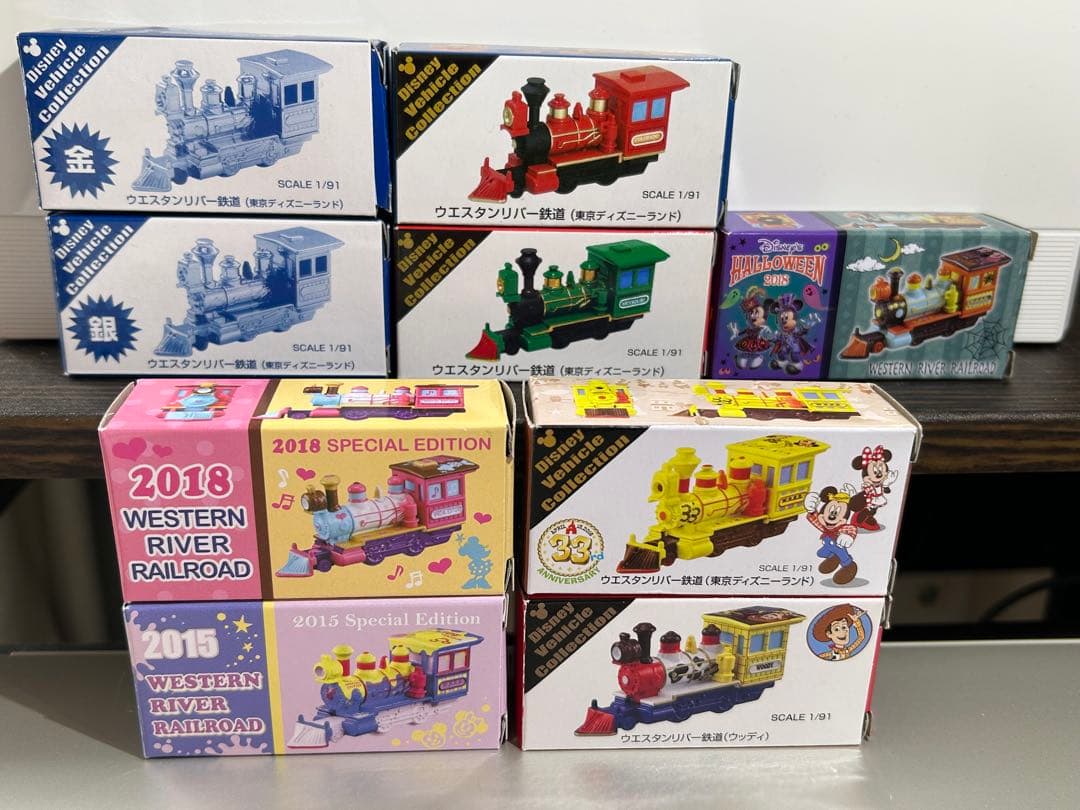 トミカ　ディズニー　ウエスタンリバー鉄道　９台セット