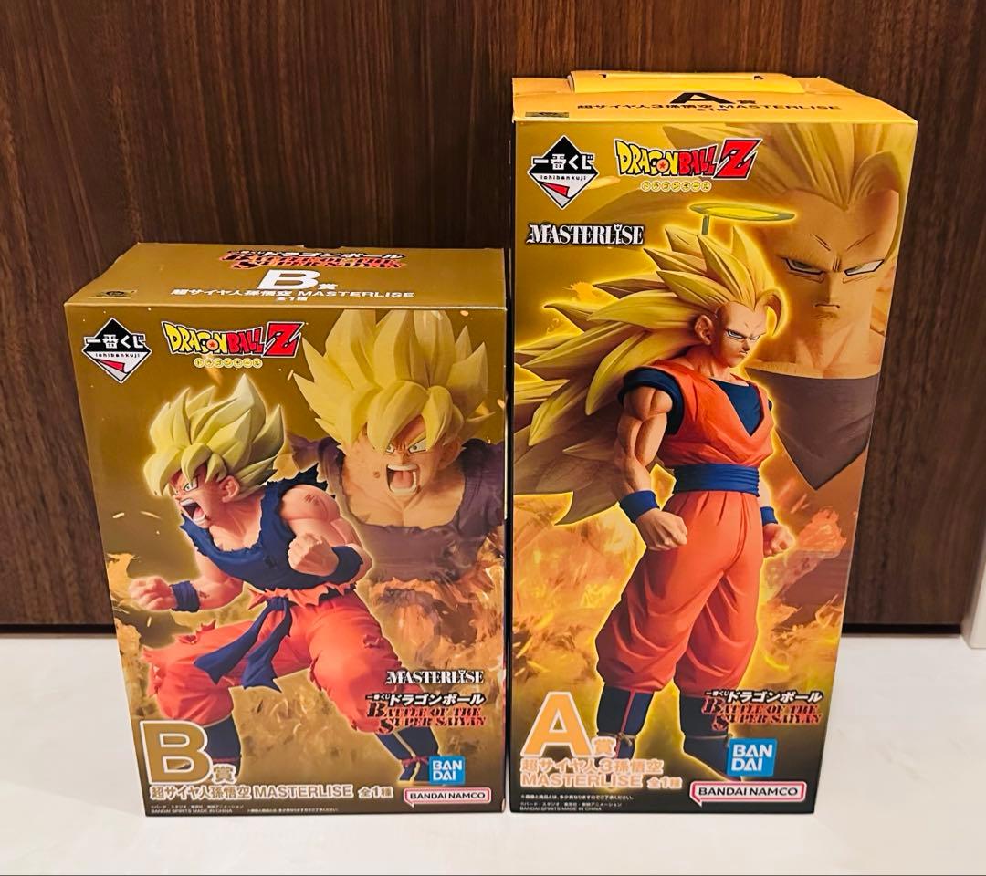 ドラゴンボール　一番くじ　A賞　超サイヤ人3孫悟空　B賞　超サイヤ人孫悟空
