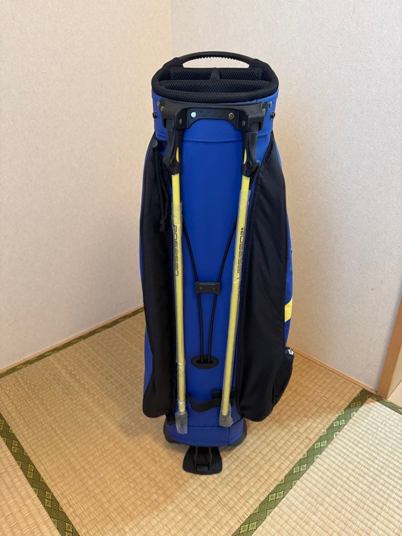ROSASEN ゴルフキャディバック　スタンド型　ブルー