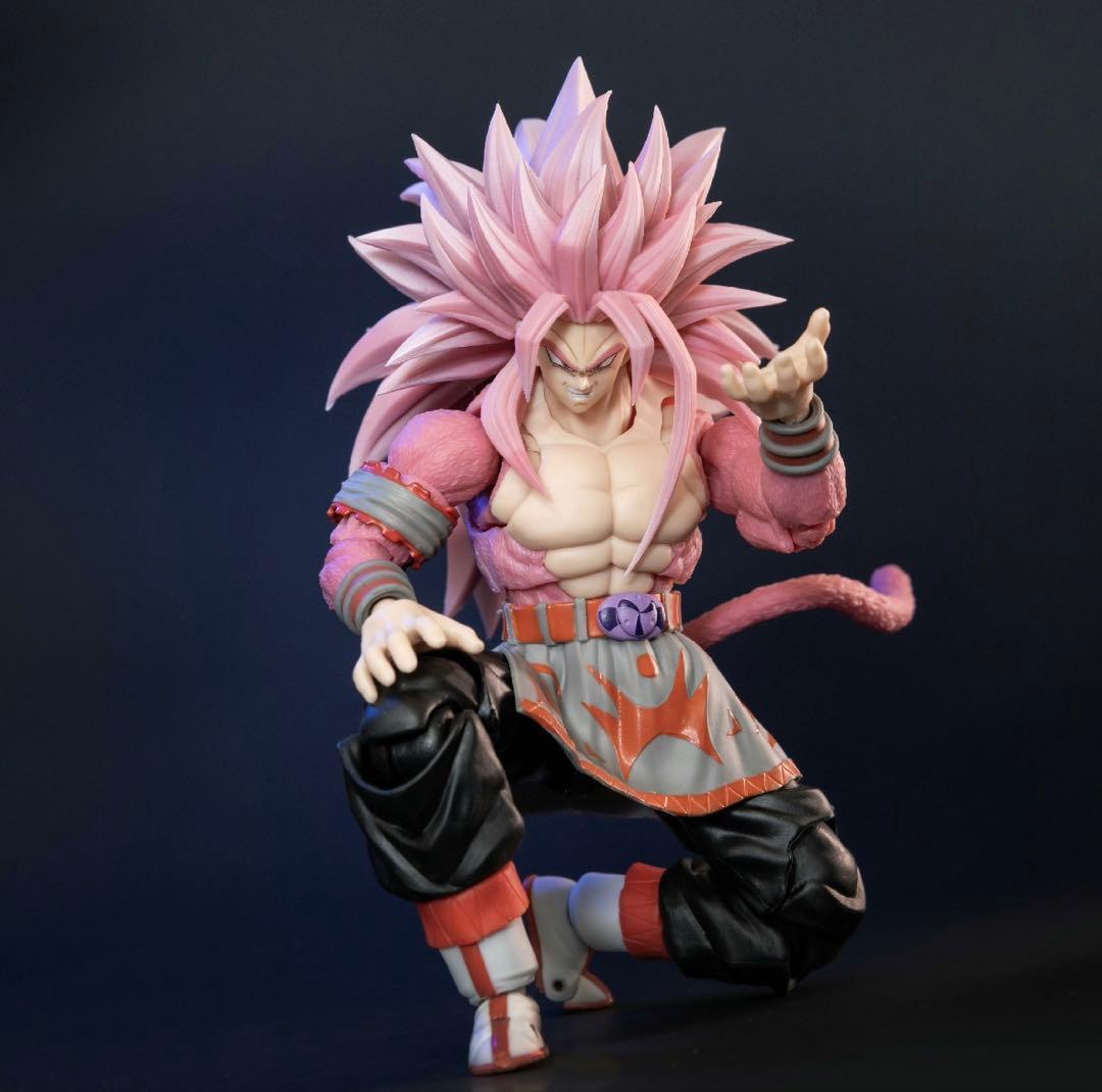 海外限定 S.H ドラゴンボール フィギュア スーパーサイヤ人5 孫悟空