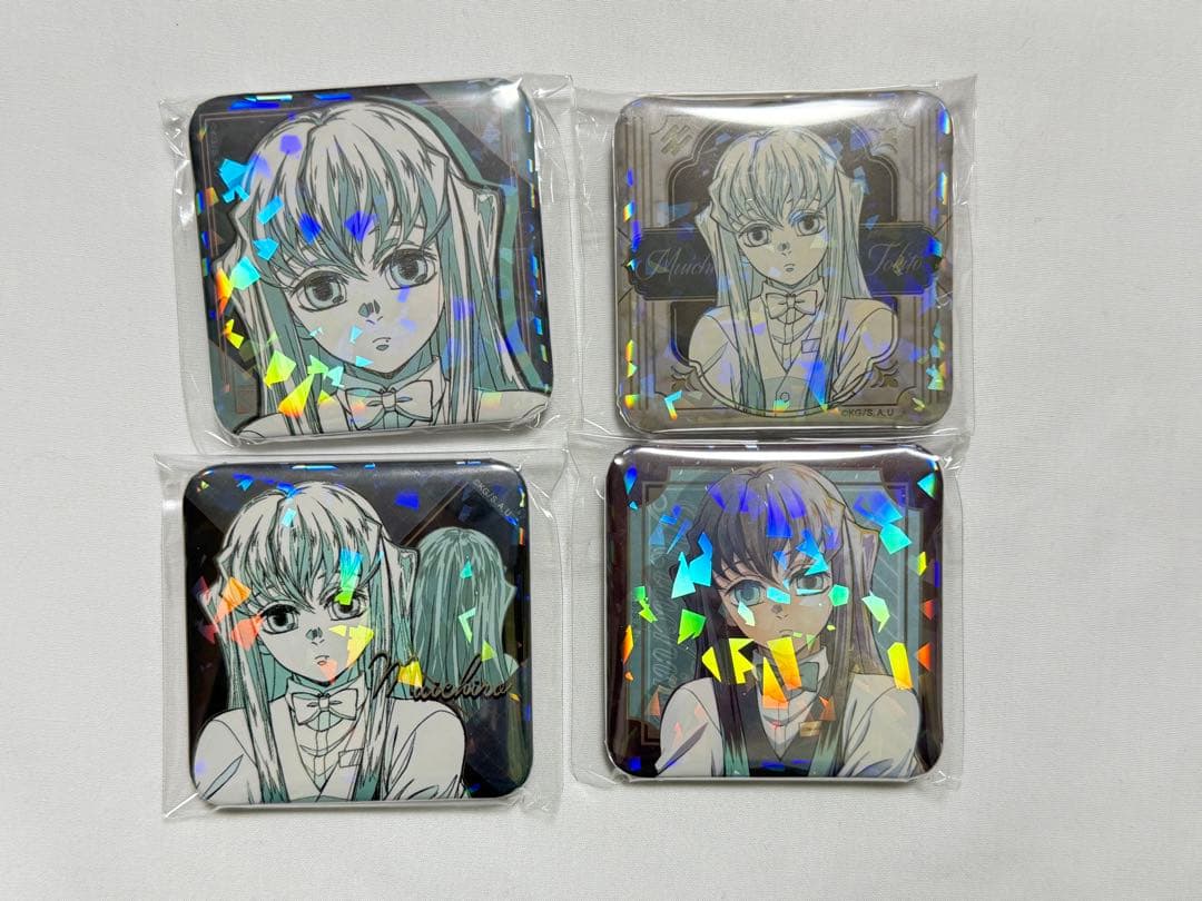 ★ 鬼滅の刃　モクテル　ロト　第二弾　缶バッジ　時透無一郎　4個　コンプ