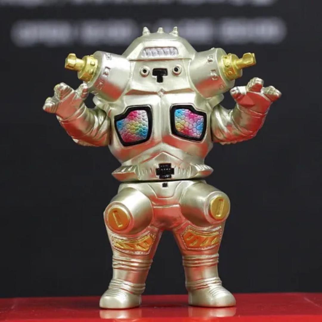 キングジョー レギュラー系ゴールド　MAXTOY One up　ソフビ