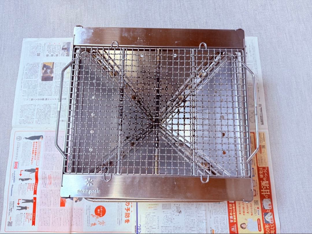 【セット】スノーピーク　焚き火台　焼きアミPro グリルブリッジ