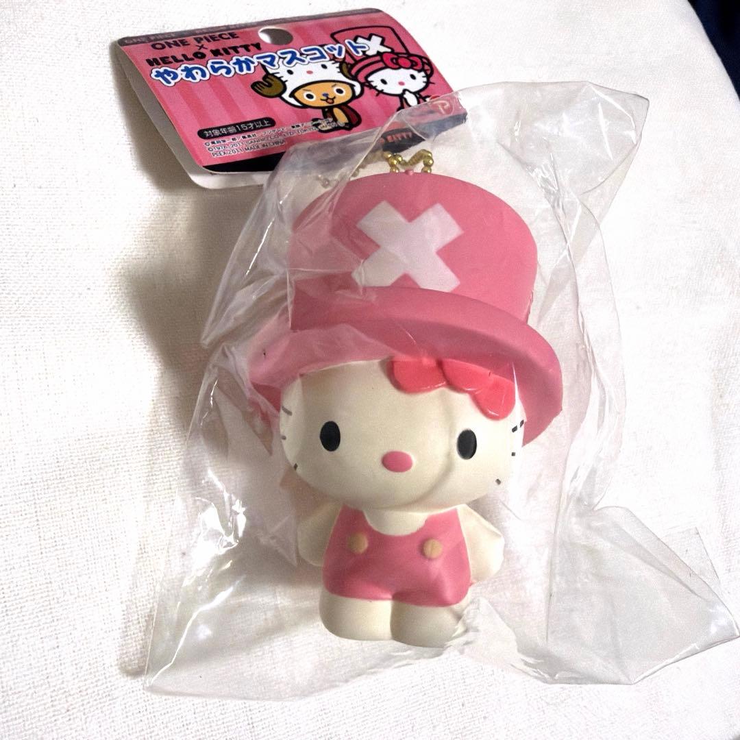 希少！！ONEPIECE✖️Hello kittyやわらかマスコット