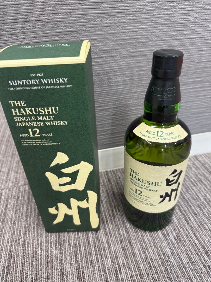 HAKUSHU 12年 シングルモルトウイスキー 箱付き