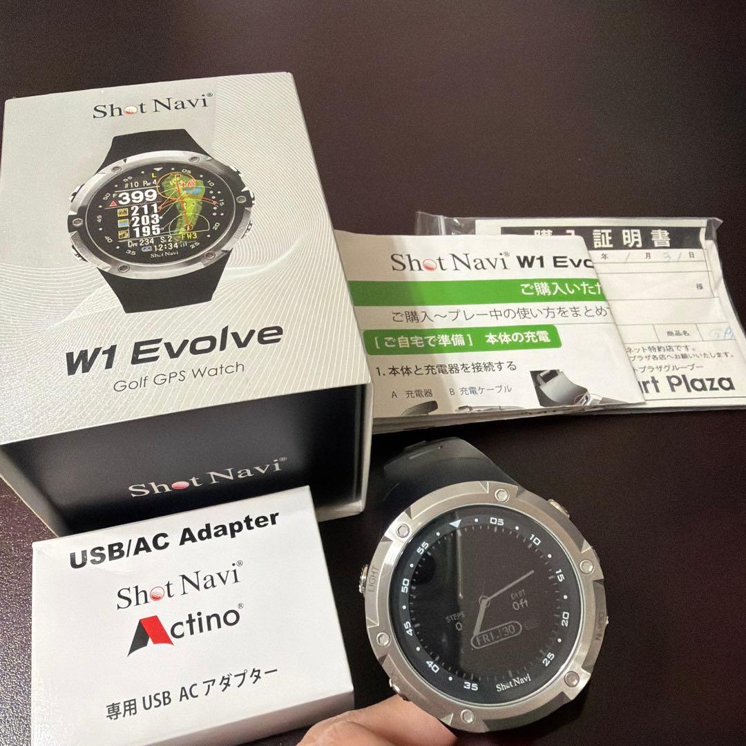 【即発送】Shot Navi W1 Evolve ゴルフGPSウォッチ