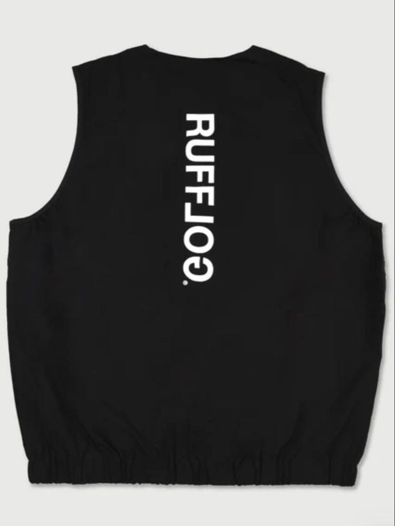 ラフロッグRUFLOG FLEX PLAYFIELD VESTベスト ブラックL