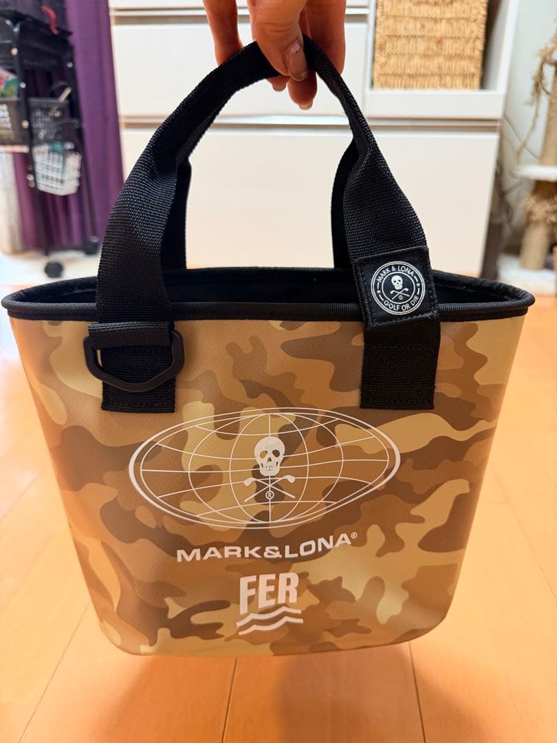 MARK&LONA 迷彩トートバッグ