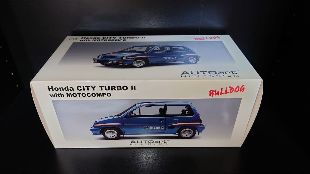 autoart 1/18 ホンダ シティ ターボ モトコンポ