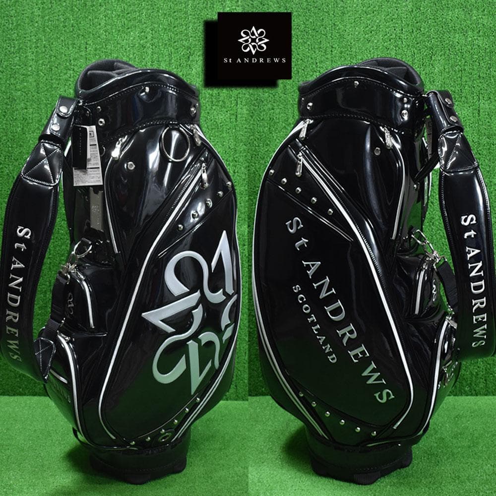 St ANDREWS/セントアンドリュース キャディバッグ８型【ブラック】新品！