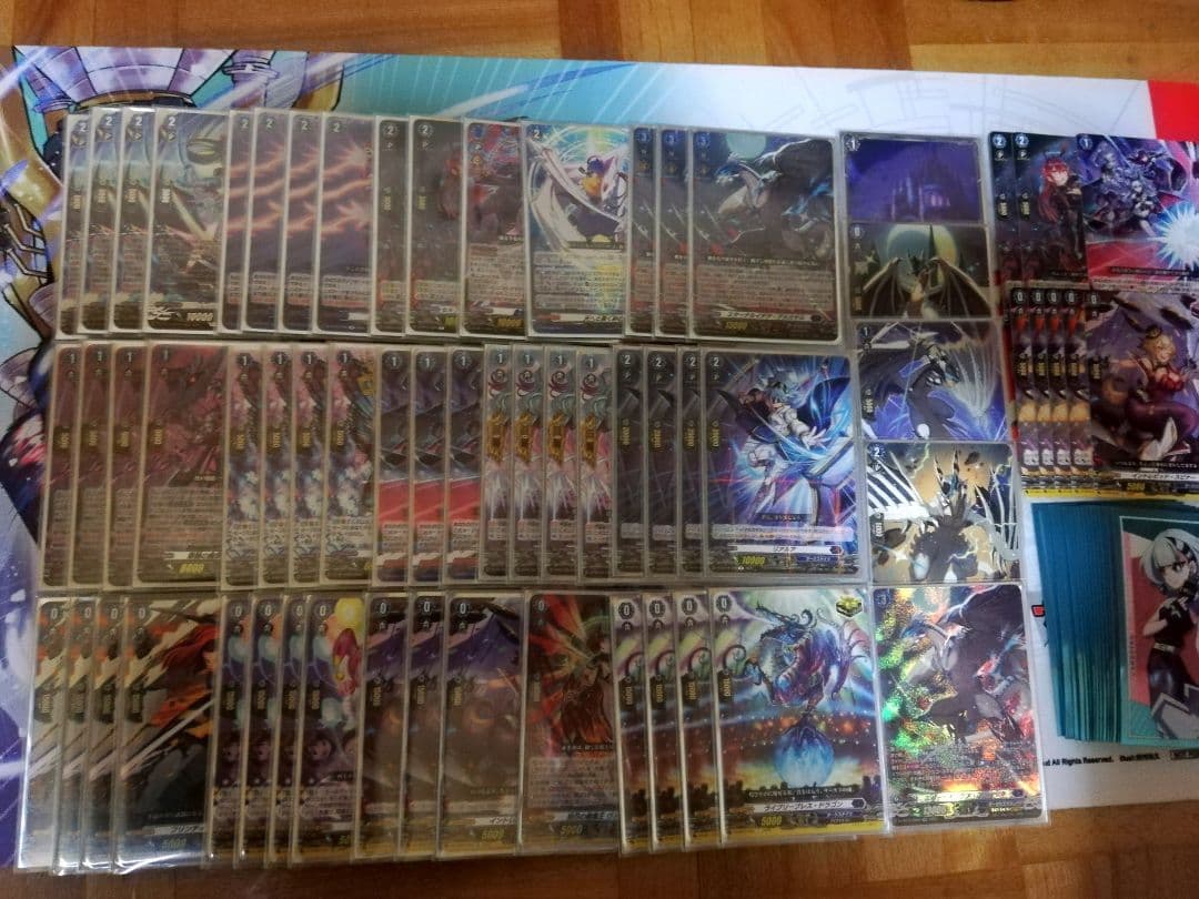 ヴァンガード　ダークステイツ アルカサル　デッキ　パーツ付き　スリーブ付き
