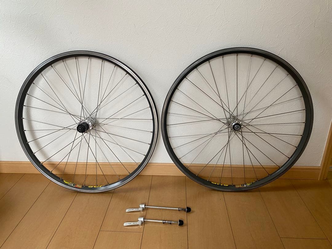 シマノ XTハブ　マヴィック リム　MTB用　26インチ　ホイールセット