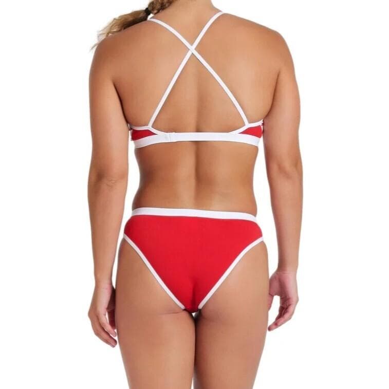 Arena 女性用 ビーチバレー ツーピース ビキニ ブルマ Red USA28