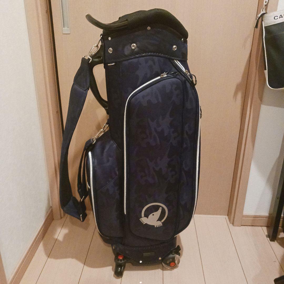 ホンマゴルフ迷彩柄ネイビーキャディバッグ